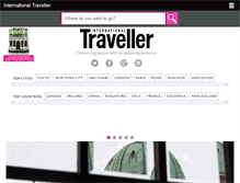 Tablet Screenshot of internationaltraveller.com